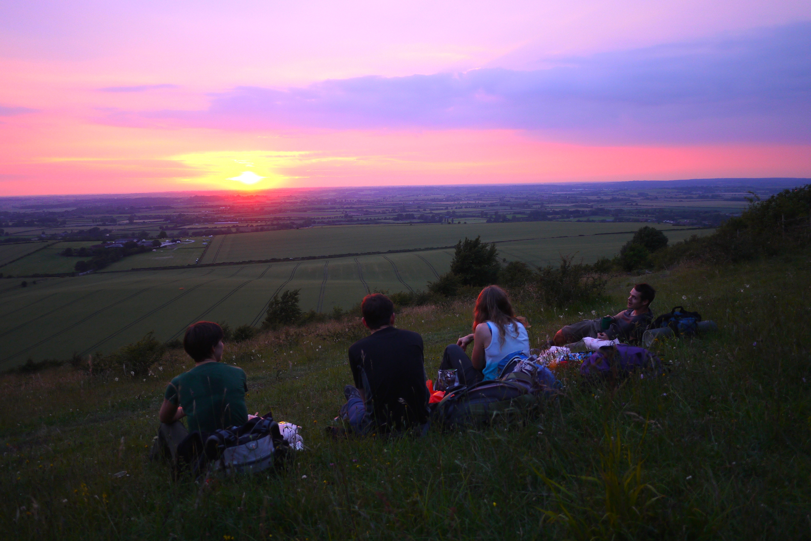 Sunset at Ivinghoe Beacon, near Tring