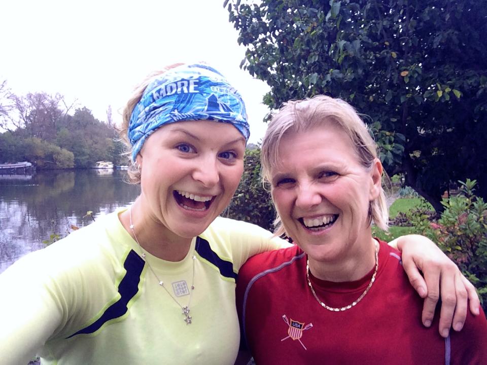 Every Tuesday I run 15 miles to work, and Mum joins me for 90 minutes of it. Mums rock. 
